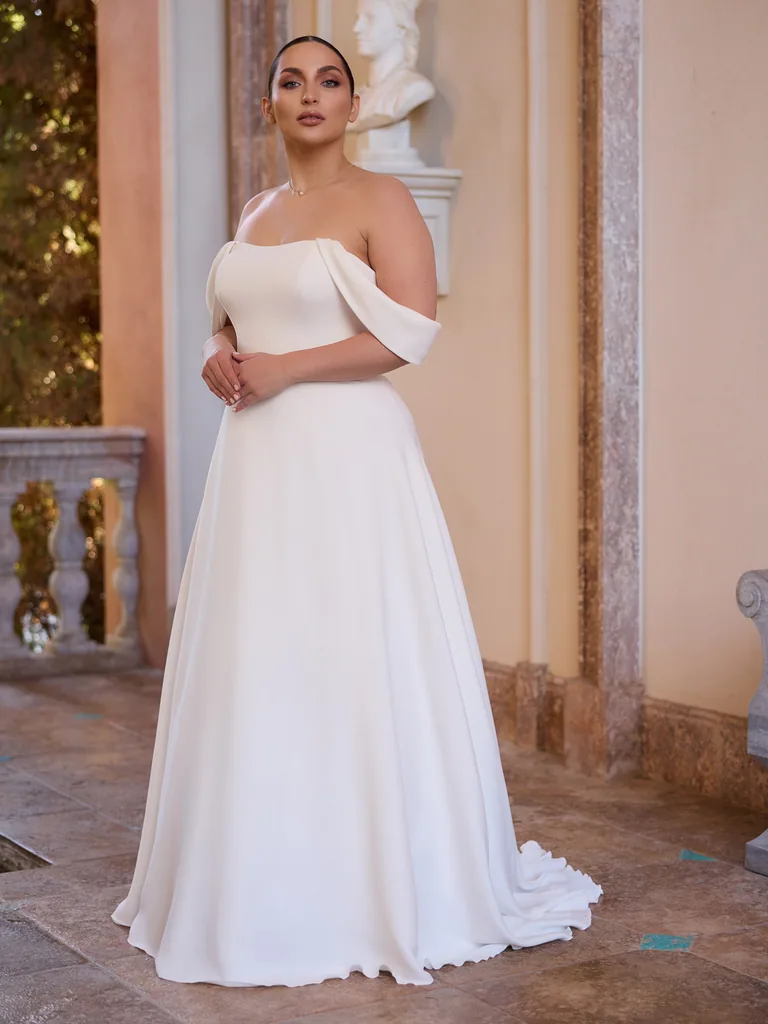Bianco Evento Plus Size 2027 Brautkleid Marcella, Vorschau
